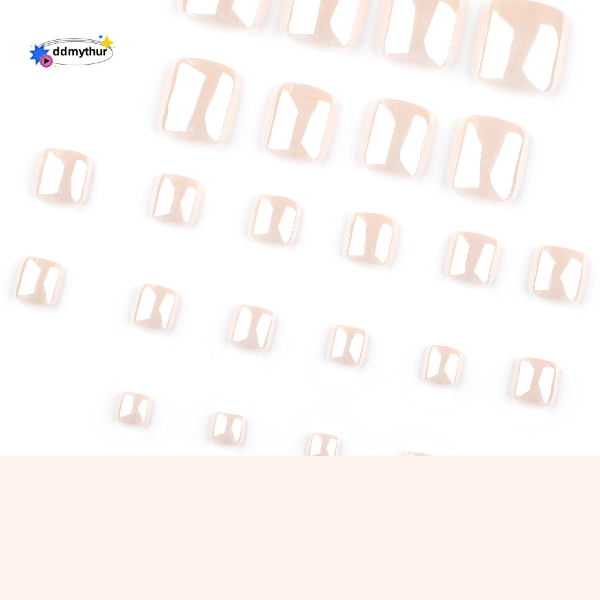Nails High-end Nude Pearl Wearable Art Hot-selling Toe Nail Pieces ddmythur