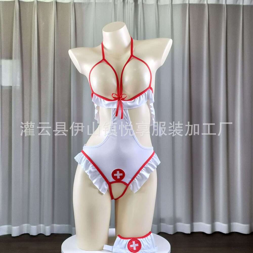 Spell Lingerie Porn Suits Sexy Uniform Temptation Role Play Costume Nightclub Nurse One Piece Lingerie Sexy Lingerie