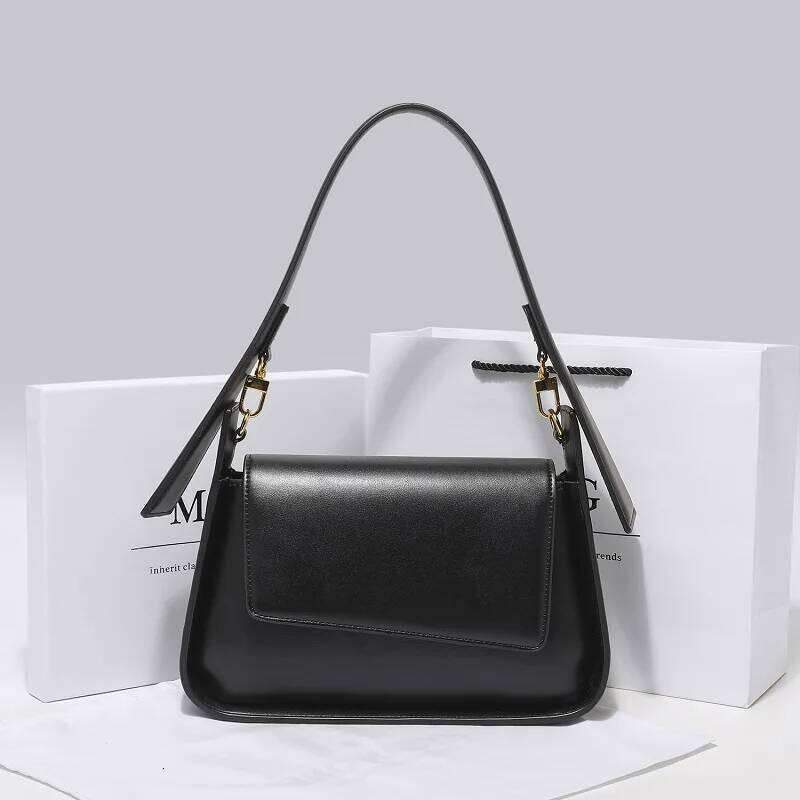 Designer Bag Genuine Cow Leather Women's New Armpit Design Crossbody Shoulder Bag Female Gift Handbag