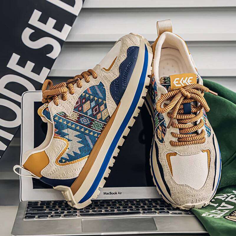 New Fashion Men Sneakers Lightweight Thick Soled Casual Non-Slip Tennis Sports Shoes Athletic Zapatillas Hombre