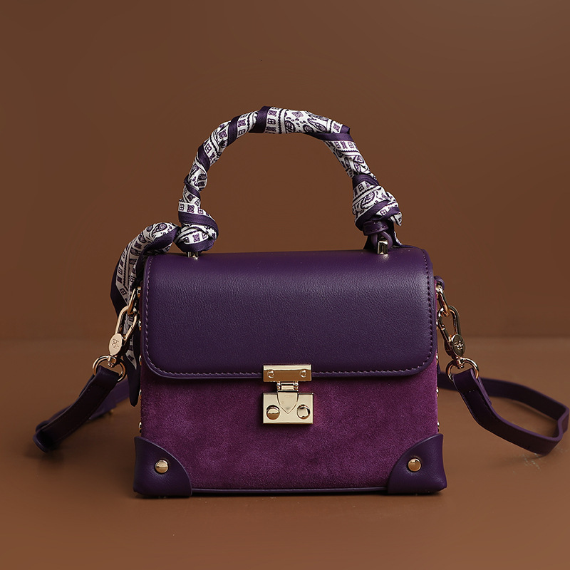 Top Brand High Quality New Style Handbag for Women Fashion Retro Small Square Bag Trend Style Versatile Crossbody Bag Leather Box Bag New Free Deliver