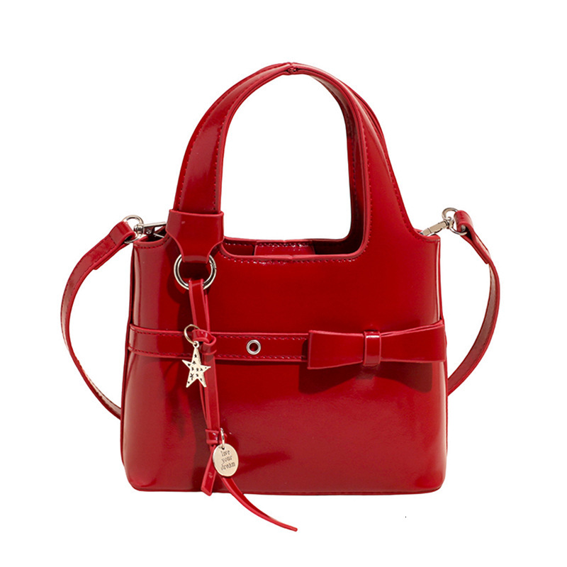 designer 2025 New Korean Style High-End Bowknot Handbag Fashionable Luxurious Versatile Commuter Shoulder Crossbody Bag