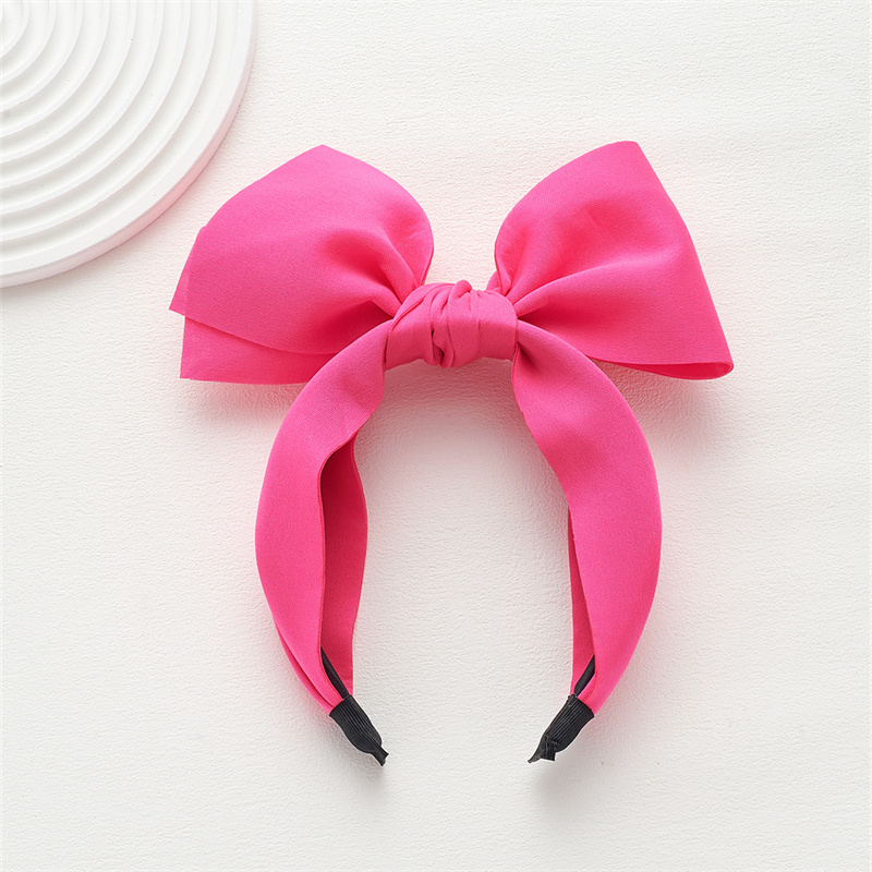 Dopamine oversized bow hair band, sweet girl high skull top three-dimensional advanced feeling hair accessories