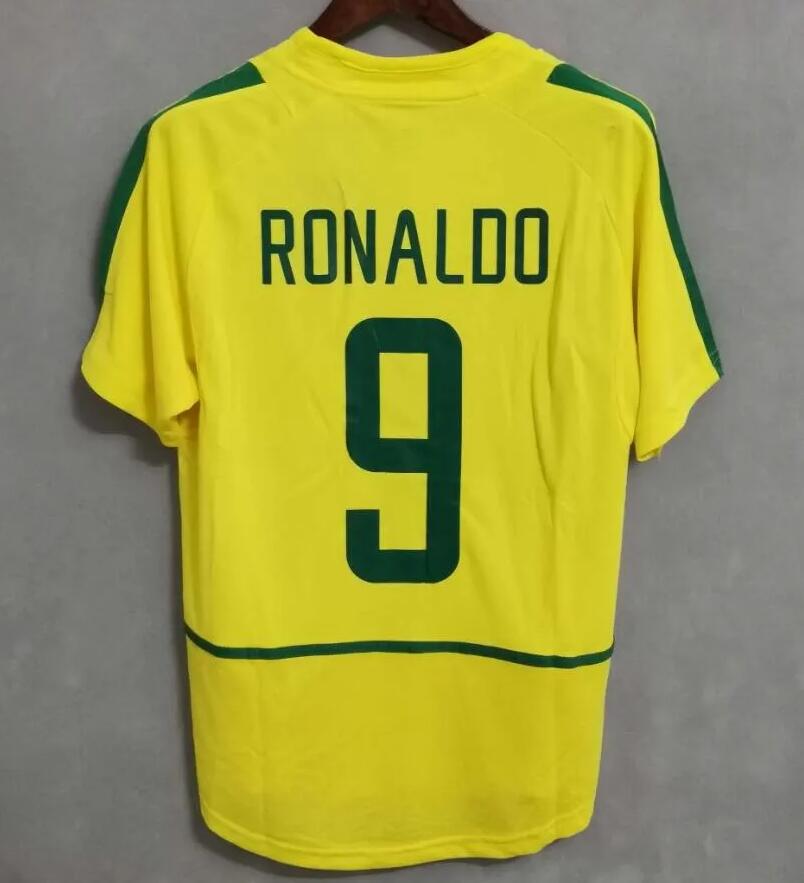 Brasil retro soccer jerseys Ronaldo 1957 85 88 91 93 94 98 00 02 04 06 12 Ronaldinho KAKA R. CARLOS camisa de futebol BraziLS football shirt RIVALDO v