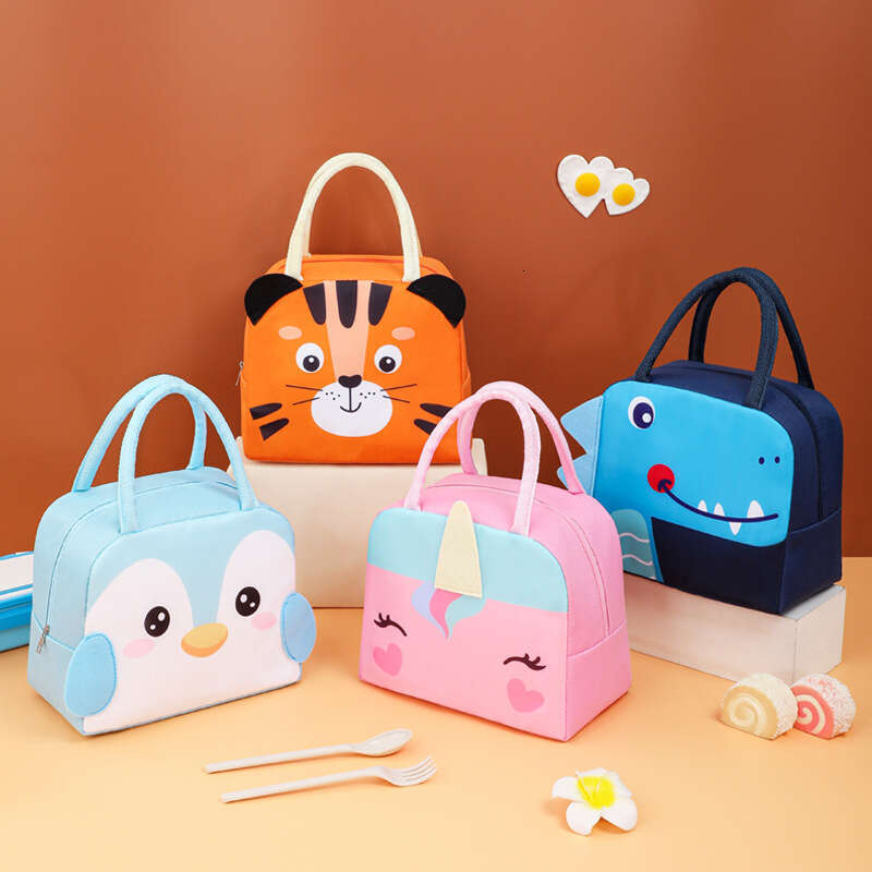 New 3D Cartoon Portable Box Student Lunch Insulated Bag
