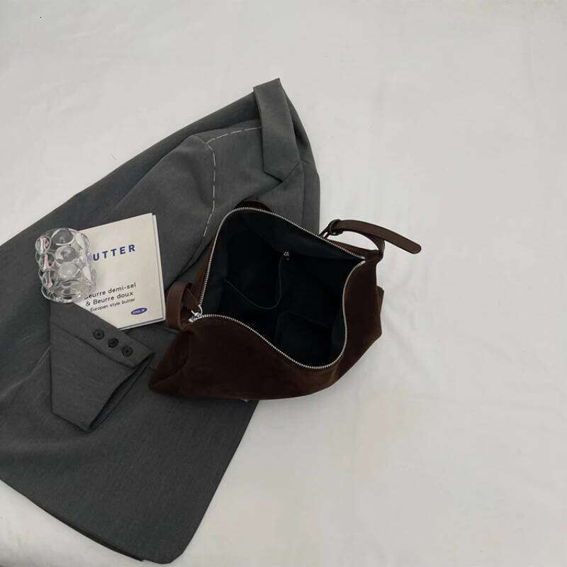 Bags Designer Women's Slouchy Vintage Frosted Suede New Fall/Winter Shoulder Underarm Simple Tote Large Capacity Commuter Bag