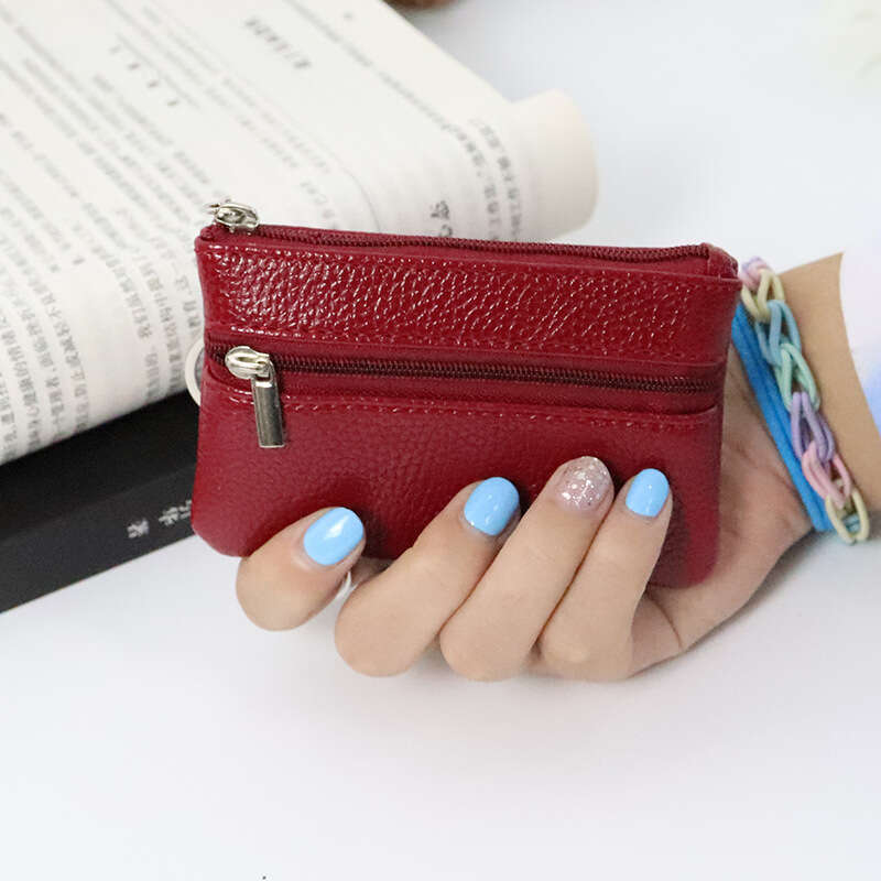 Korean Style Wallet Mini Fashion Thin Short Small Clutch Women's Key Bag Card Holder Coin Purse