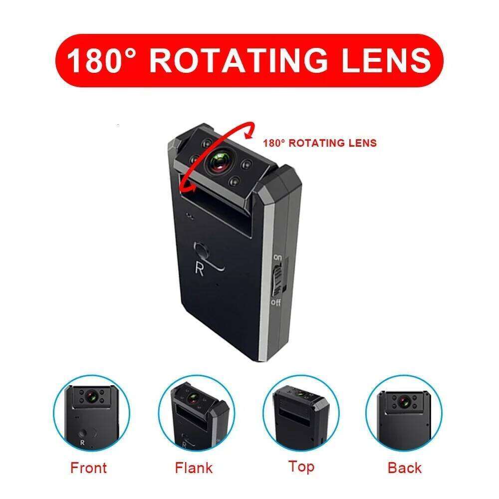 WD6-C Mini Camera HD 1080p Motion Detection Wifi 180 Degree Wide Angle Night Vision Micro Camcorder Baby Safe Care DV Recorder