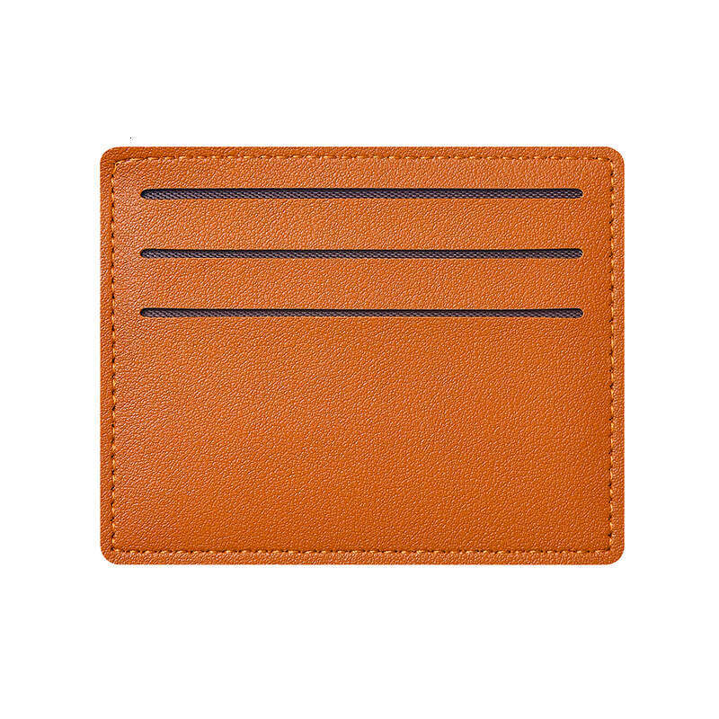 Ultra-thin Small One-piece Multi-card Slot Compact Bank Case Simple Mini Coin Purse Portable ID Card Holder