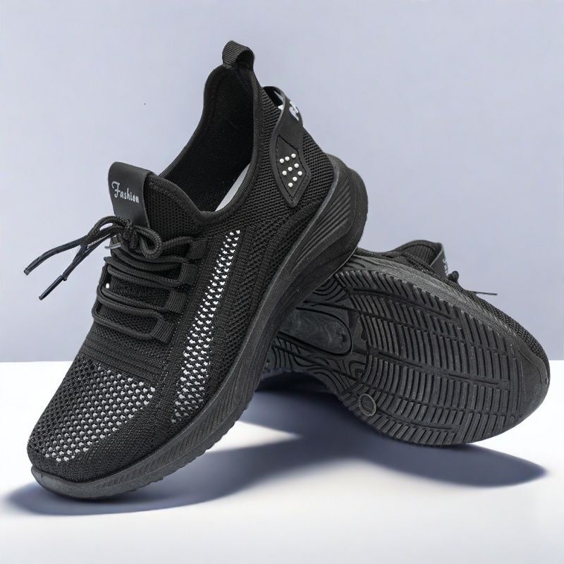 Casual Shoes Spring Summer Thin Mesh Hollow Breathable Casual Sports Flyknit Soft Sole Lightweight Women S Running Shoes Ddmysaturn