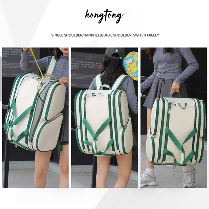 Tennis bags elite bag badminton racket padel backpack large capacity multi function outdoor sports training hand held cross body backpacks unisex 46.4