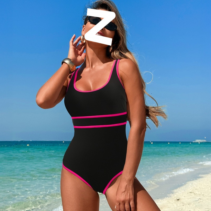 Summer Beach Sexy Women Free Shipping 2025 New Designer Shoes Tight Racing Women's One-piece Sports Ins Style High-end Feeling Huludao Xingcheng 