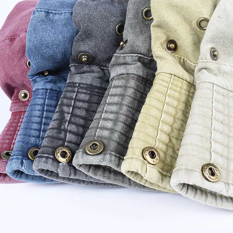 Summer Bucket Hats 2025 Outdoor Sun Hat Woman Solid Cotton Wide Brim UV Protection Mens Panama Hat Beach Fisherman Fishing Cap W250602