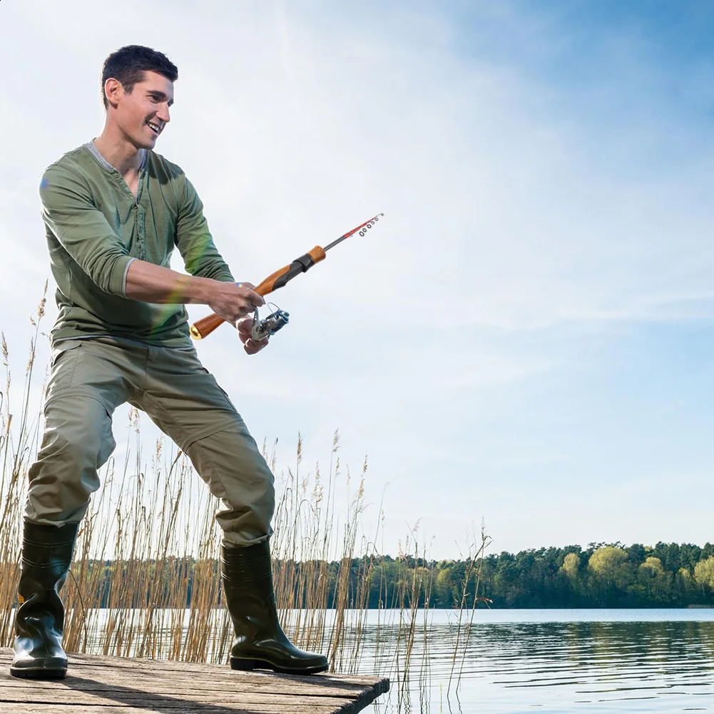 Telescopic Lure Fishing Rod Carbon Fiber Spinning Casting Mini Short Light Baitcasting for Trout 250530