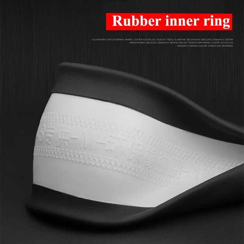 38cm 15 inch Car Steering Wheel Cover Car Interior Covers for Mazda 2 3 6 CX3 CX5 CX8 CX30 CX-5 CX-30 CX-8 CX-3 CX4 BT50 BT-50 R250603