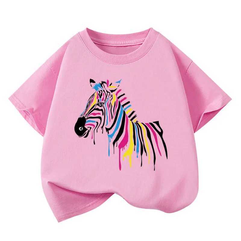 Boys Girls T-shirts Summer 2025 Tops for Kids Casual Children Tees Teenager School Pullover Toddler Outfits Baby Clothes 1-12TT250603