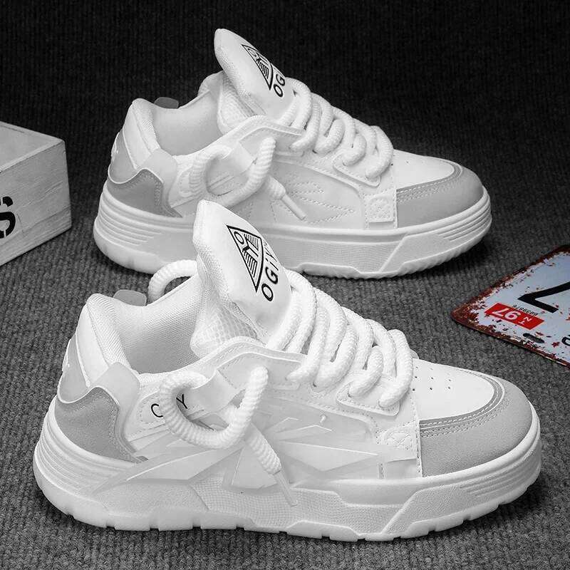 Mens Casual Sneakers Outdoor Sports Running Platform Designer Skateboard Ankle Tennis Lace Up Fashion Shoes