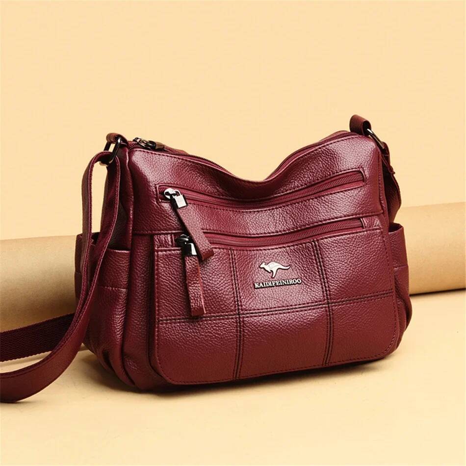 Genuine Brand PU Leather Sac Designer Shoulder Crossbody Hand Bags for Women 2022 Purses and Handbags