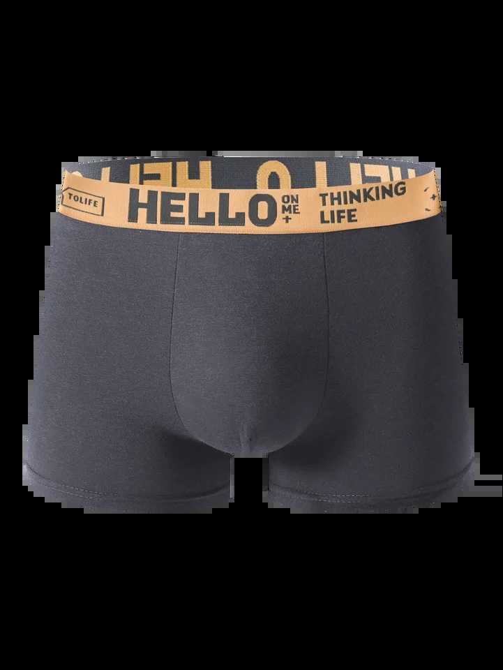 5 Piece Set of Mens Underwear Trendy Personality Fashion Mens Boxer Briefs Comfortable Soft Breathable Athleisure Mens Shorts W250603