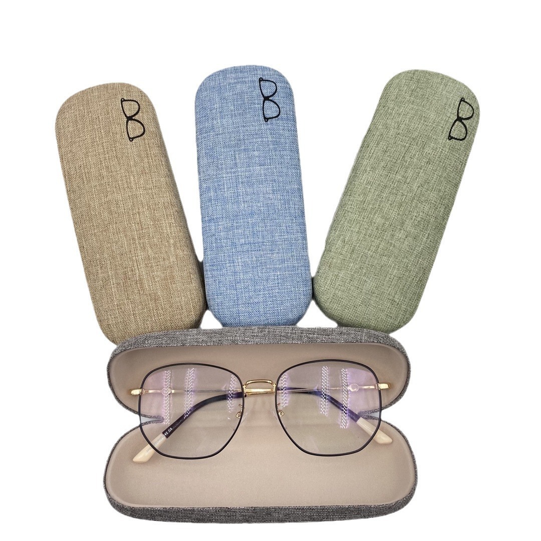Myopia Glasses Cotton Linen Girl Style Simple Harajuku Boys Creative Personality Portable Anti-Pressure Sunglasses Case
