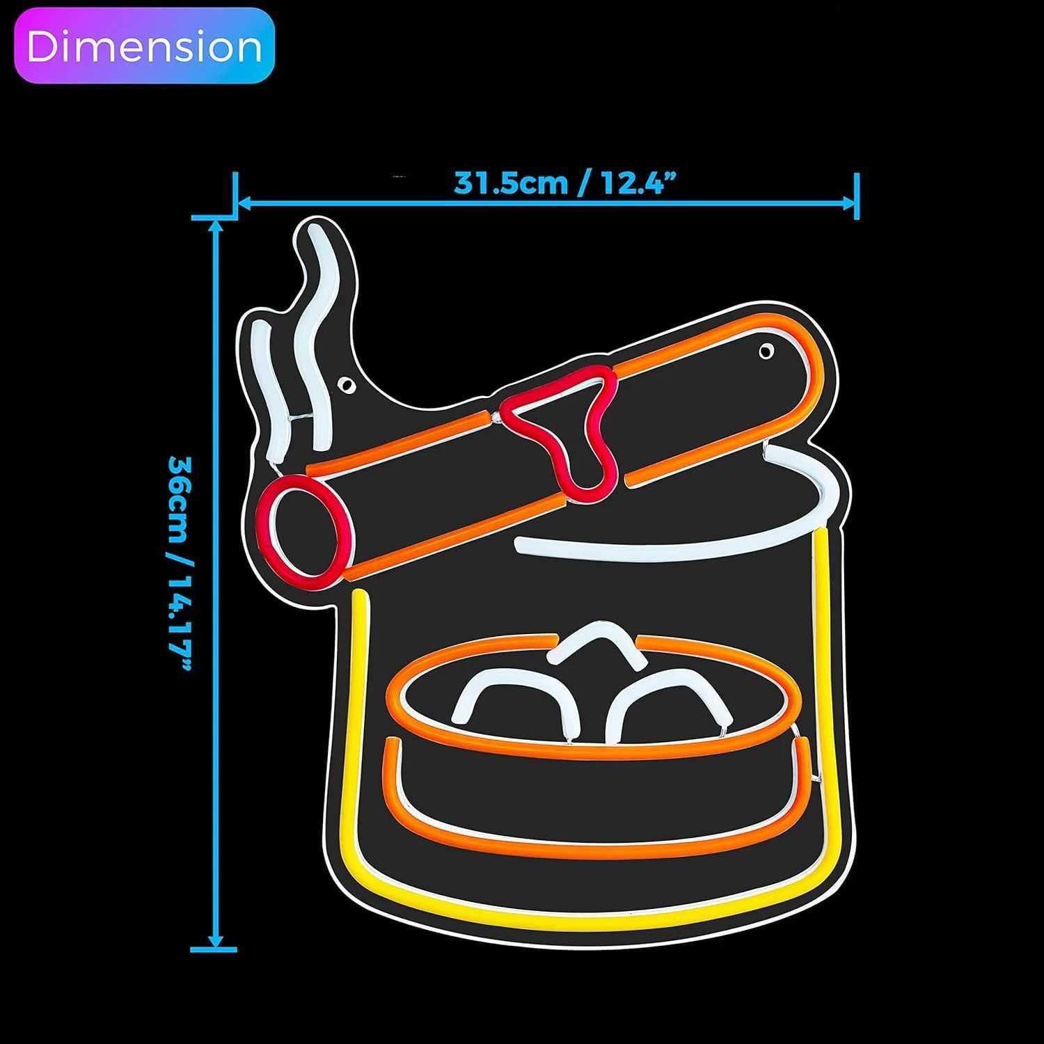 Cigarettes And Alcohol Neon Sign Cigar LED Neon Light Smoke and Wine Sign USB Powered For Home Bar Man Cave Bedroom Decor XJ250602