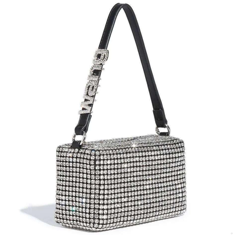 Pearl 2025 Rhinestone Evening for Women Sparkly Stage Performance Purse | Elegant Dinner Party Clutch Crossbody Bag |