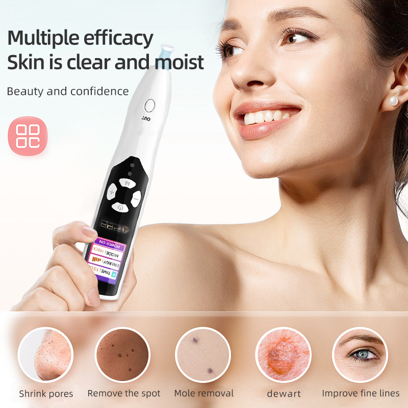 Dark Spot Wrinkle Freckle Removal Plasma Pen 2 in 1 Eyelid Lifting Ozone Device Plasma Skin Tightening Fibroblast Plasma Pen