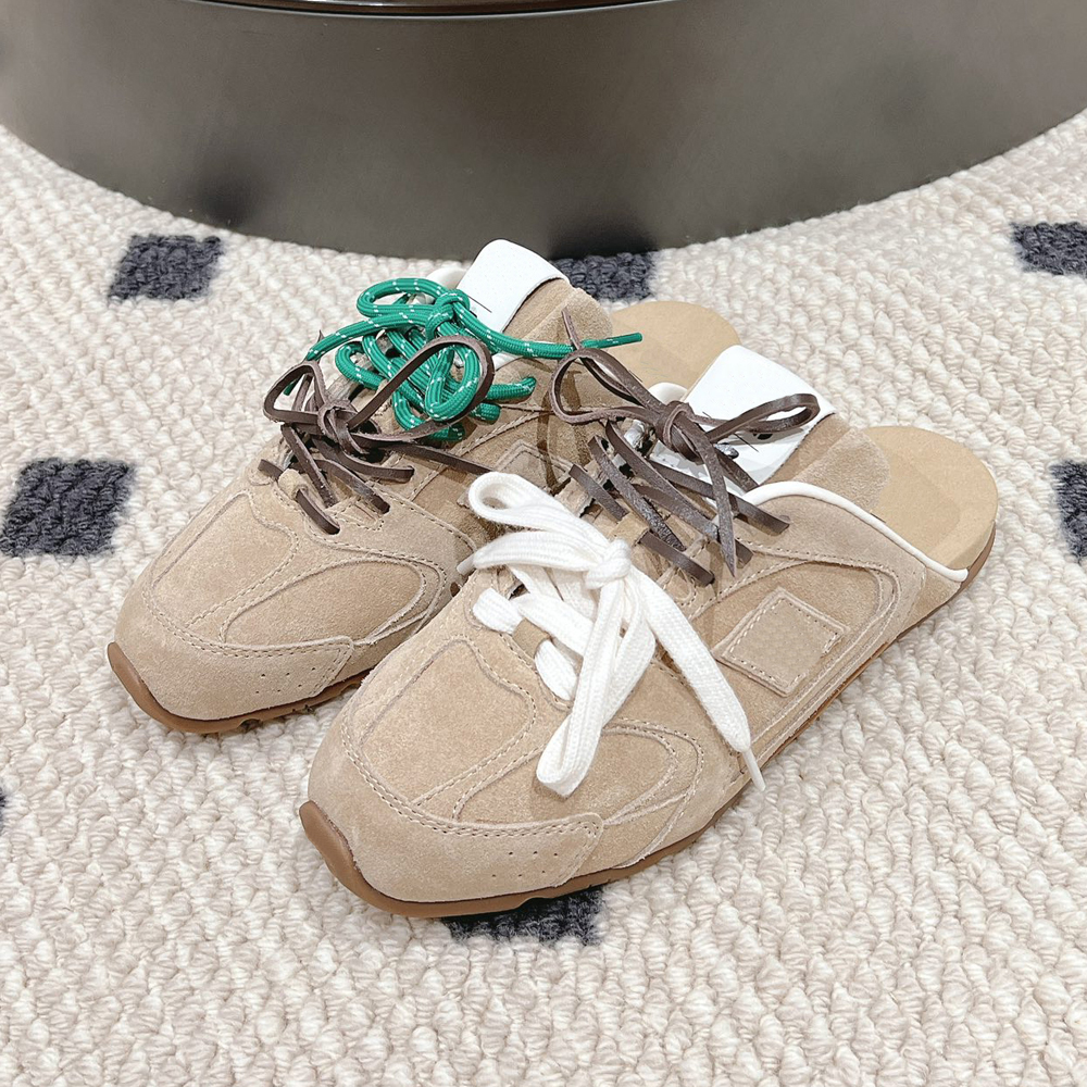 SL Suede shoes luxury Flats Loafers Women Moccasin Designer Shoes assic Buckle st sole elastic beef tendon bottom Shea casual mesh Sneaker Mules Slippers Z251015