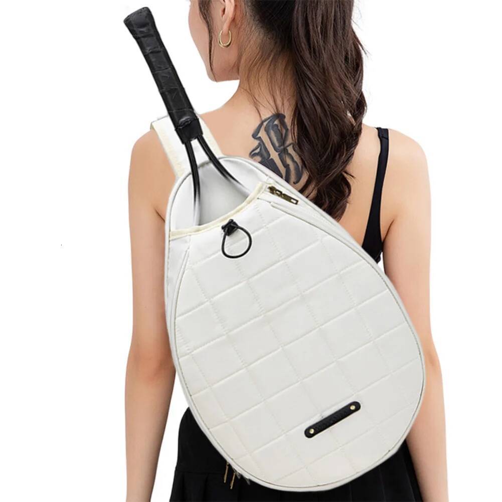 Backpack for Peak Badminton Racket Crossbody Waterproof Quilted Tennis Racquet Storage Carrying Bag Sling Bags
