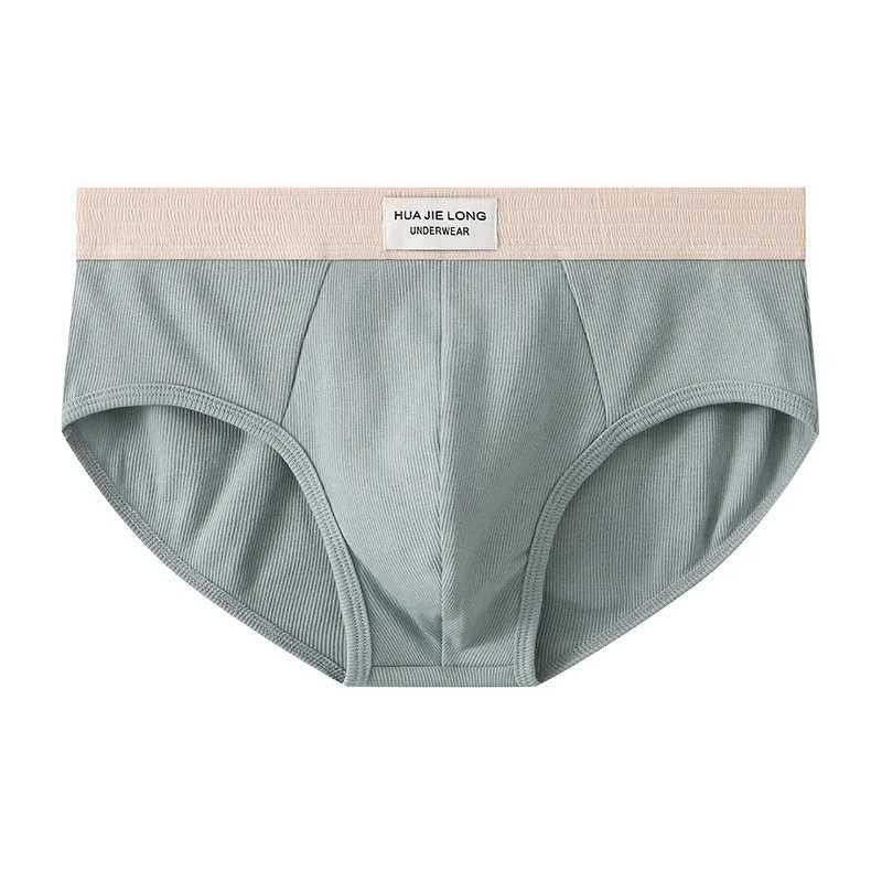 EXILIENS New Sexy Soft Waistband Solid Cotton Underwear Men Brief Breathable Mens Briefs Comfortable Man Shorts Size M-3XL B6242 W250603