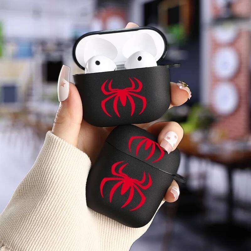Wireless Bluetooth Earphone Cover 1 2 3 4 Pro 2nd Generation Gift for Friends Red Spider Case Man