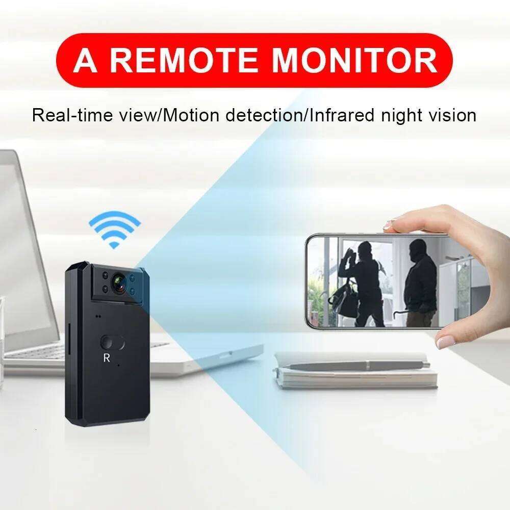 WD6-C Mini Camera HD 1080p Motion Detection Wifi 180 Degree Wide Angle Night Vision Micro Camcorder Baby Safe Care DV Recorder