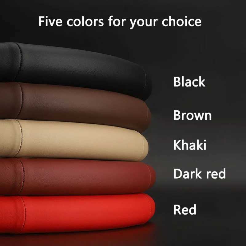 38cm car leather steering wheel cover carbon fiber for Mazda CX-30 CX-3 CX-8 CX-5 CX3 CX5 CX4 cx30 cx8 car accessories R250603