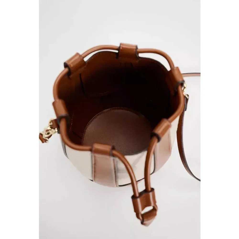 Canvas Drawstring Bucket Bag Patchwork Designer Purses and Handbags Luxury Shoulder Crossbody Bags for Women Phone Clutch M250603