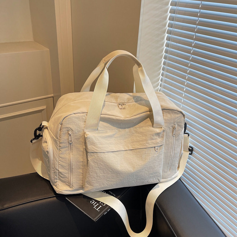 New Casual Large Capacity Handbag Shoulder for Women Versatile Crossbody Tote Travel Yoga Bag Swimming Short Trip