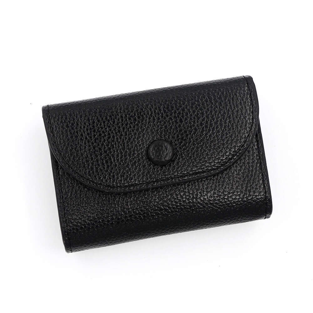 Fashion Simple Holder Large Capacity Handheld Coin Purse Zipper Bag Soft PU Lychee Texture Compact Card Case