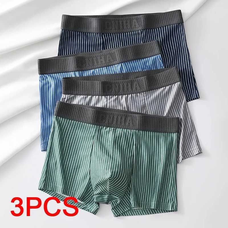 3PCS Mens Square Panties Sports Boxer Man Sexy Men Underwear Sporty Boxers Briefs Shorts Underwear Big Size Underwear Gift W250603