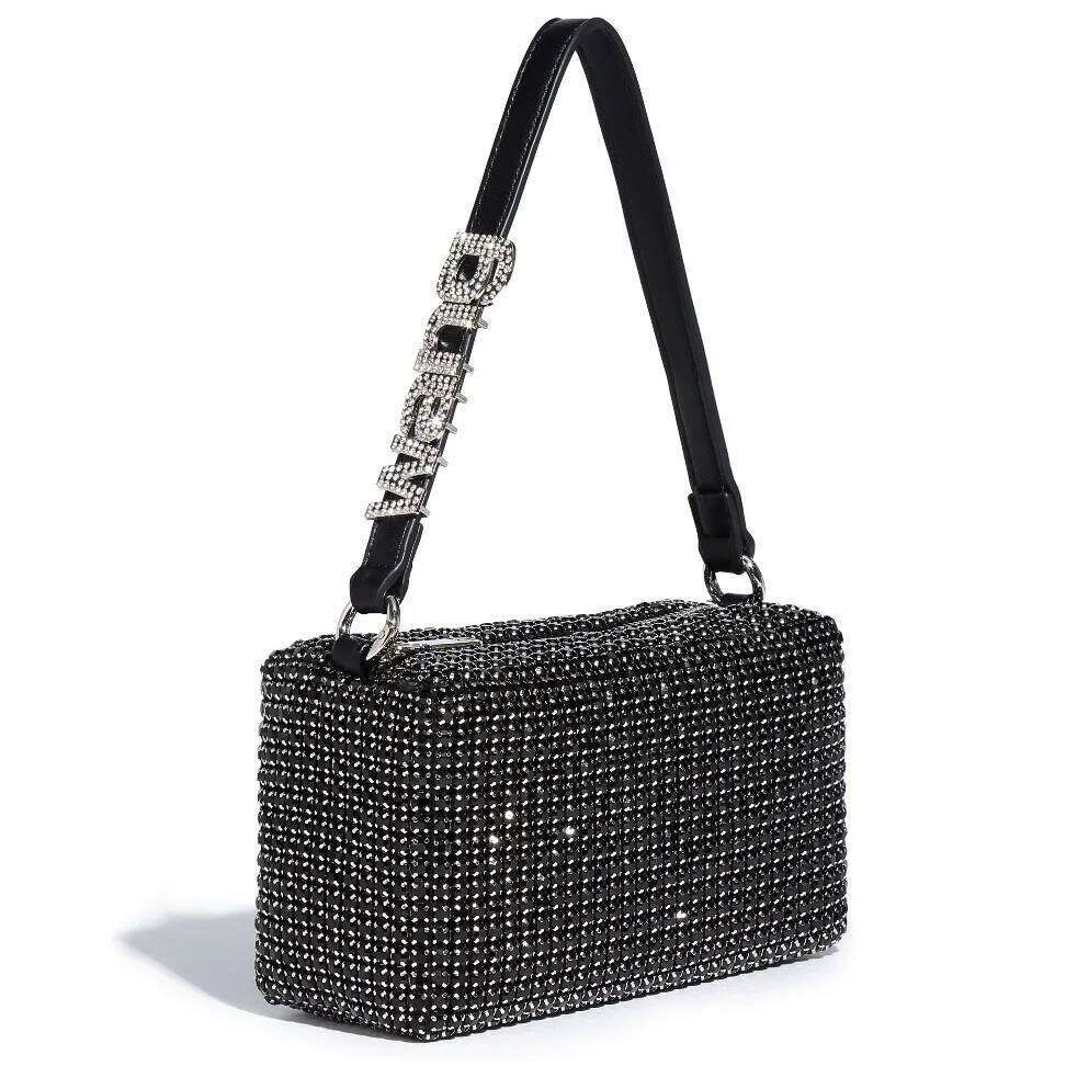 Pearl 2025 Rhinestone Evening for Women Sparkly Stage Performance Purse | Elegant Dinner Party Clutch Crossbody Bag |