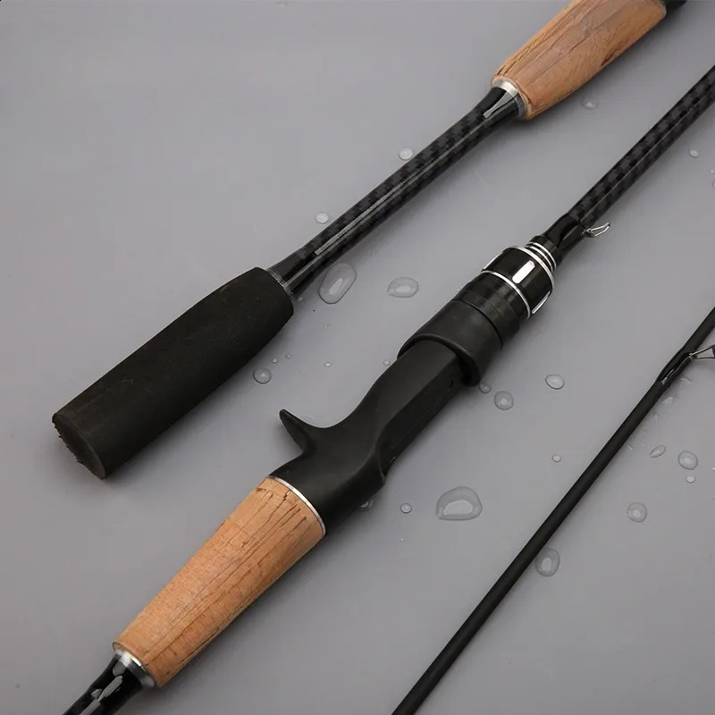 Carbon Lure Rod with Wooden Handle180cm7086inchSuitable for a variety of fishing environments 250530