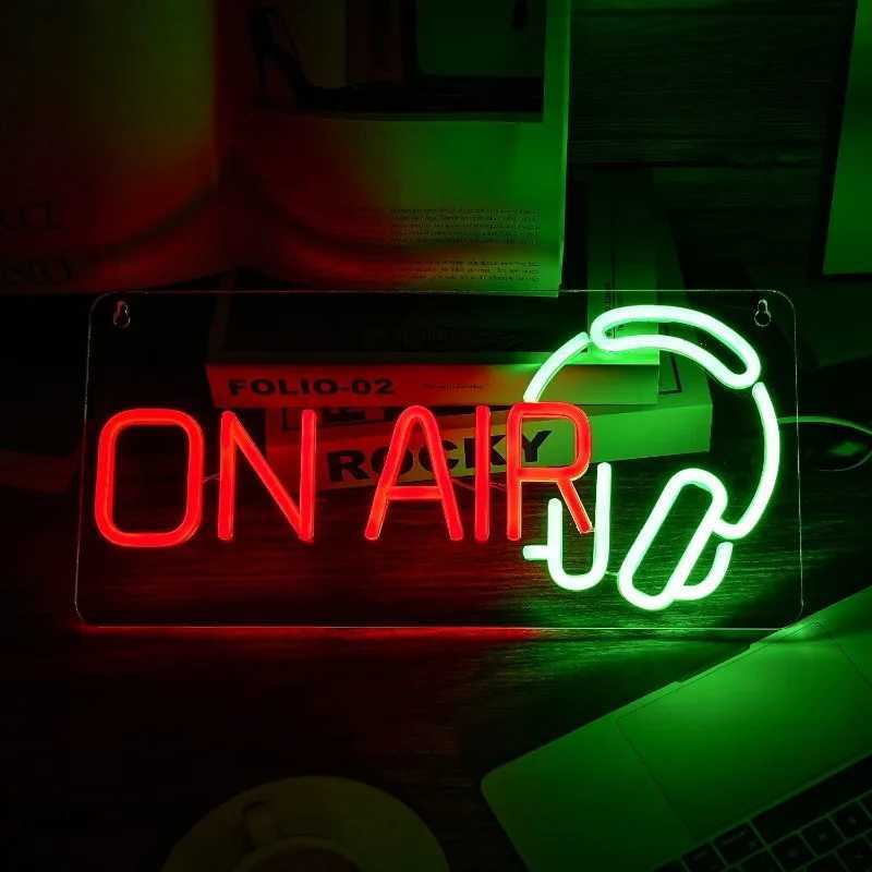Dimmable ON AIR Neon Sign LED ON AIR Light Sign USB Powered Decorative Sign Bedroom Bar Club Shop Studio Party Wall Art Decor XJ250602