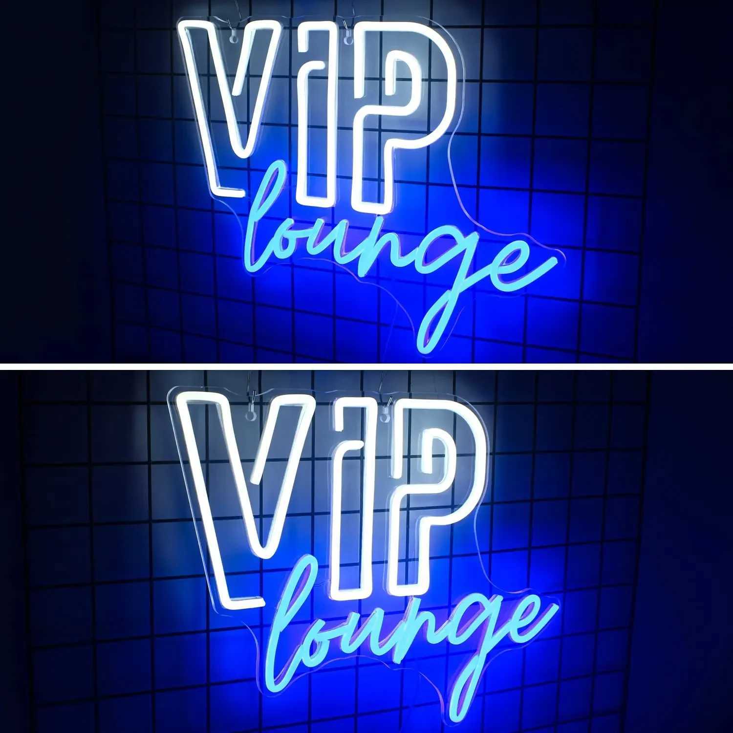 VIP Lounge Neon Light for Wall Decoration Dimmable Switch with USB Powered for Office Hotel Bar Cafe Birthday Party Mens Room XJ250602