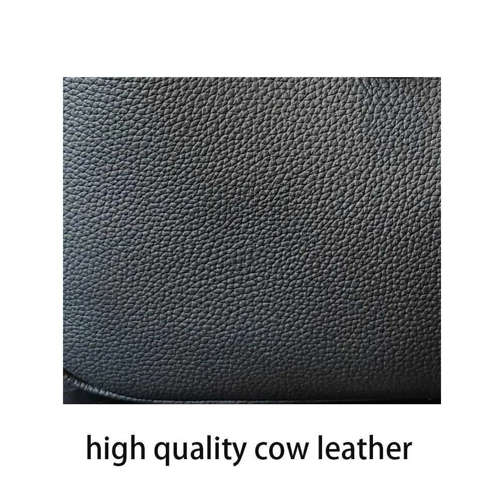 Genuine Leather Fashon Women's Balck Bucket Designer Shoulder Crossbody Beige Bags High Quality Gray Bag Female