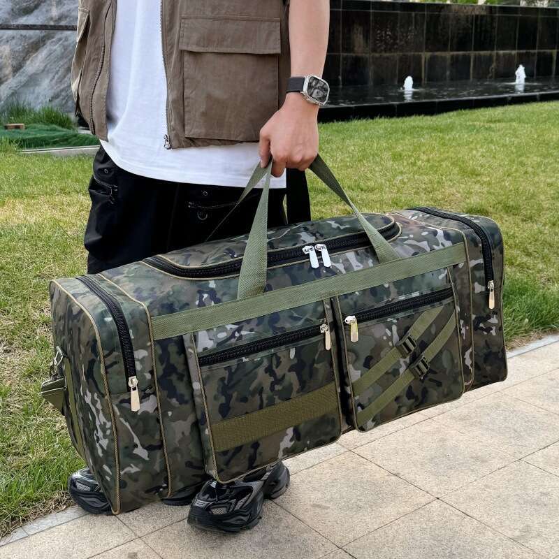 Camouflage Capacity Handheld Durable Single Shoulder Extra Large Lage Outdoor Travel Bag