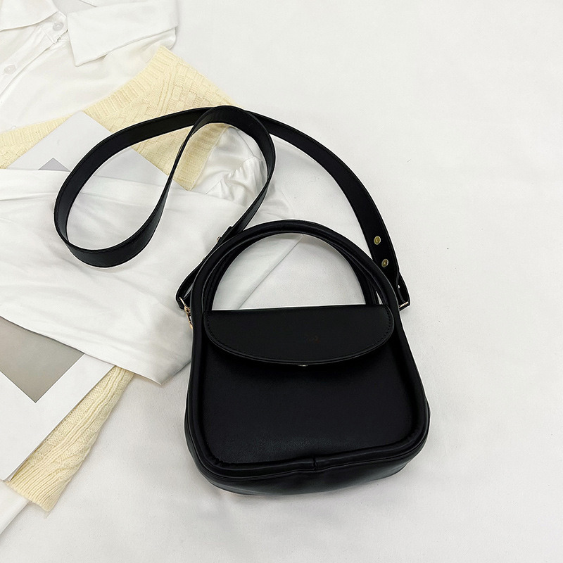 High quality brand, new high-quality free designer bag, new elegant and simple shoulder bag, saddle bag, solid color fashion handbag, brand new free d