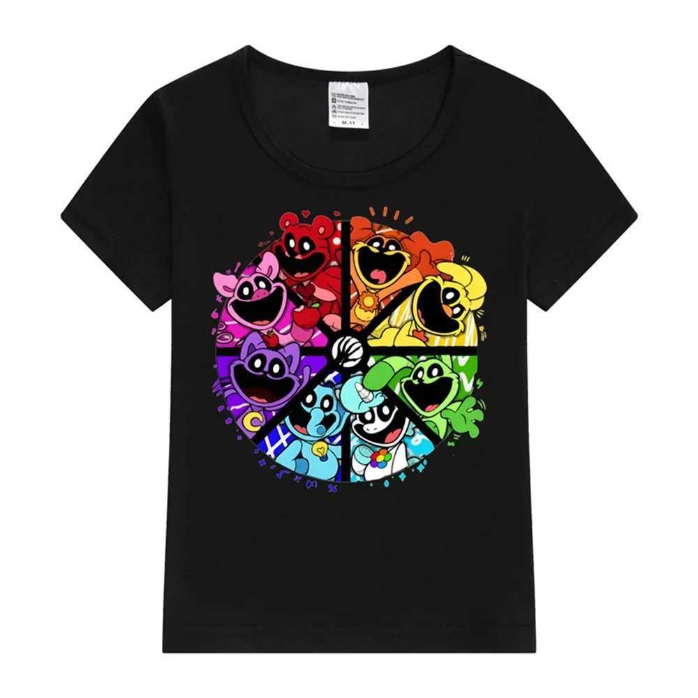 Game Smiling Critters Children T-shirt Fashion Boy Girl Clothing Kid Cotton Teen Student T-shirt Baby Summer Short Sleeve Top Tee T250603