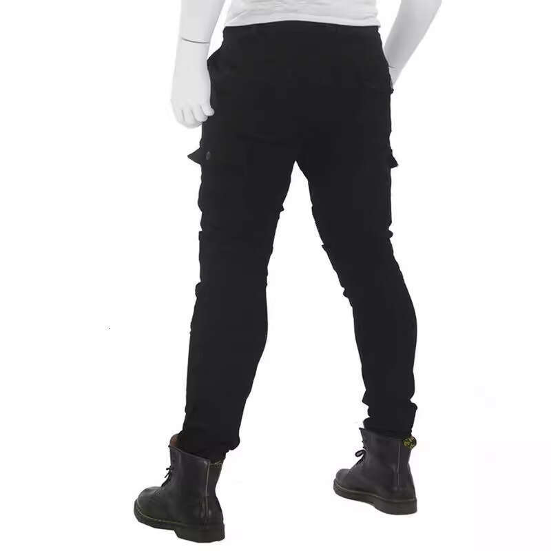 Cycling Jeans Motorcycle Anti-Fall Protective Breathable Wear-Resistant All-Season Work Pants Men's B5
