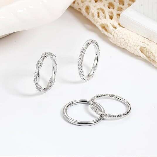 womens stackable zirconia thumb ring delicately designed with tarnishfree gold finish
