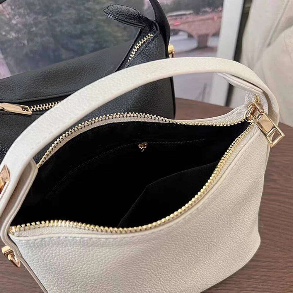 Women's Bags Designer Women Versatile Small Solid Color PU Mini Purses Chic Style Top-Handle Handbags Underarm All-Match Shoulder Bag