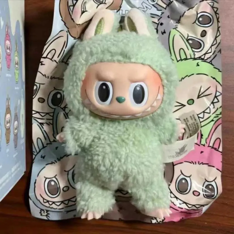 New High-quality Blind Box Labubu The Monsters Exciting Macarons Series Toys Cute Action Anime Figure Dolls Kid GiftsC250310