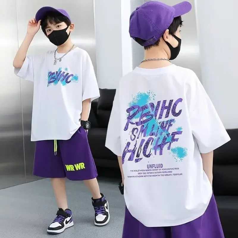 100% Cotton Fashion Kids T-Shirt Summer Street Cartoon Printed T-Shirt Boys or Girls Clothing Kids Short Sleeve Top T250603